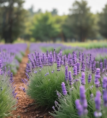Hands packaging delicate perfume bottles with care in a family-run workshop.