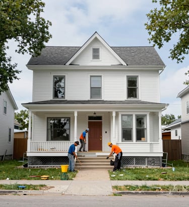 A contemporary multifamily housing complex surrounded by green spaces in Manitoba.
