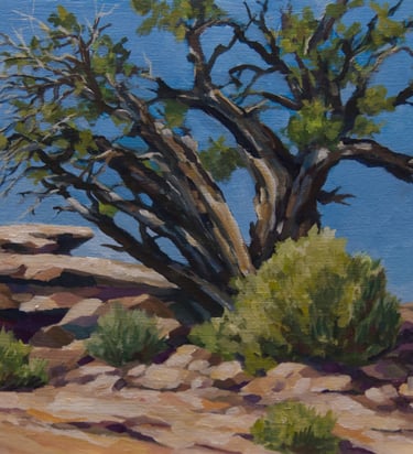 "The Old Man" Acrylic $750