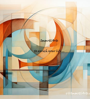 ImmrtlArts : curves#11 an abstract painting