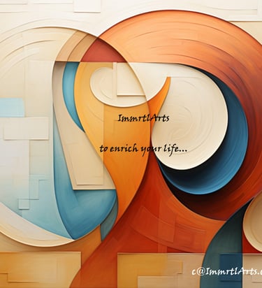 ImmrtlArts : curves#12 abstract painting