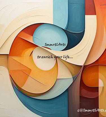 ImmrtlArts : curves#16 abstract painting