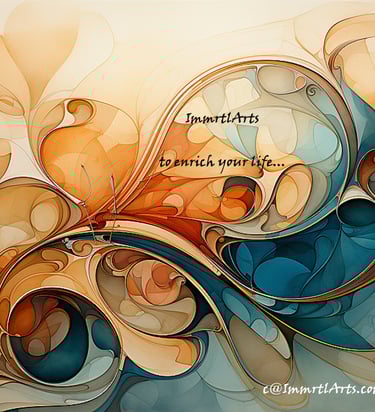 ImmrtlArts : #18 The Worship abstract painting