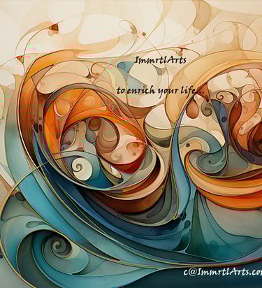 ImmrtlArts : #19 The Vision abstract painting