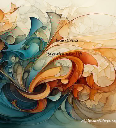 ImmrtlArts : #20 The Giving abstract painting