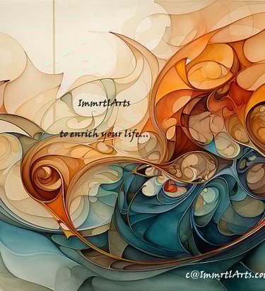 ImmrtlArts : #21 The Creation  abstract painting