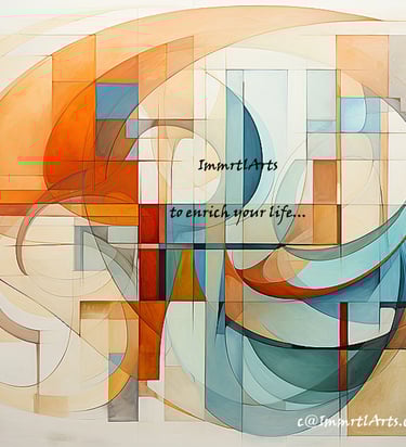 ImmrtlArts : #9 The Forming abstract painting