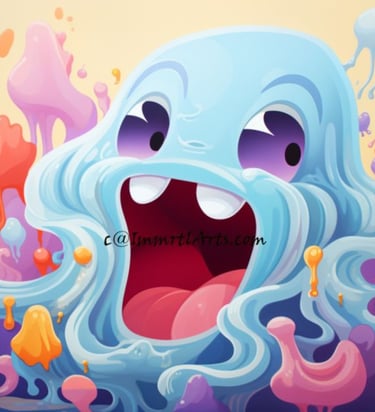 ImmrtlArts: Brushed: Glossy Teeth Illustration