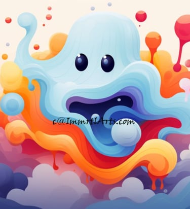 ImmrtlArts: Dressed Up: Work Illustration