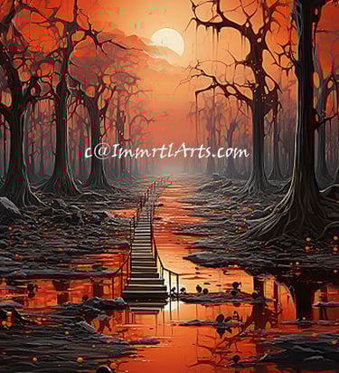 ImmrtlArts: Enchanting Nocturne Illustration