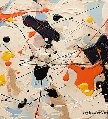 ImmrtlArts : muddling love abstract painting