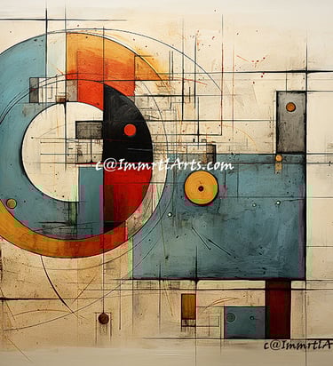 ImmrtlArts : Spectrum Fusion abstract painting