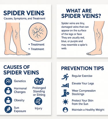 Spider vein causes - Dr. Omar Hamdallah