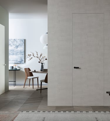 Porte d'une villa a Genève Ital agencements