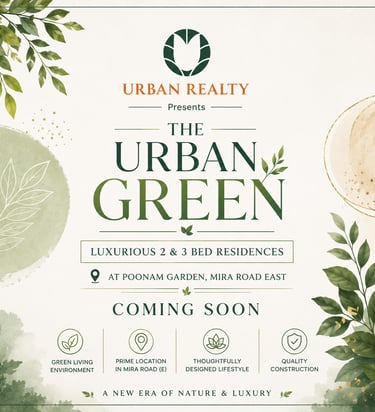THE URBAN GREEN MIRA ROAD EAST, THE URBAN GREEN, POONAM GARDEN, MIRA ROAD EAST