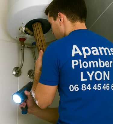 Assistance reparation panne chauffe eau Atlantic THERMOR ballon d eau chaude plombier LYON 2