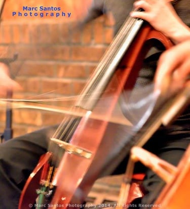 2 cellists, photo by Marc Santos