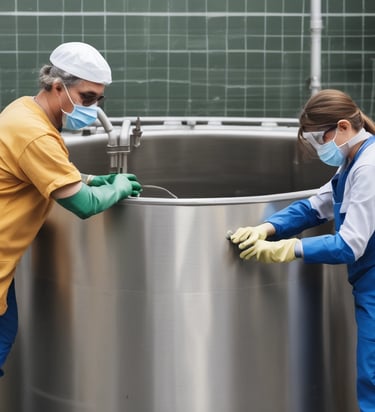 A mechanical laboratory setup featuring a robotic arm and several mechanical components, including precision instruments and metallic structures. The setup appears to be for industrial automation or testing purposes, with a clean and organized environment.