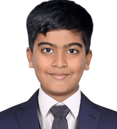 A boy in suit preparing for Sainik Schools and Navodaya entrance exams