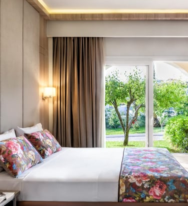 Alexandra Beach Thassos стая изглед градина