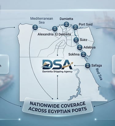 Nationwide Coverage Across Egyptian Ports