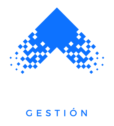 a logo for a company called lares gestion