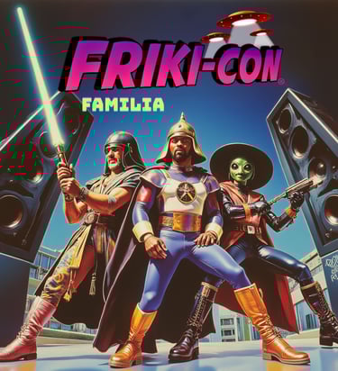 Caratula de canción oficial de Friki-con 2025. El evento friki de Madrid