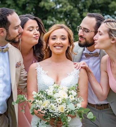 mariage photos de groupe et témoin  www.gillesB-photographe.fr