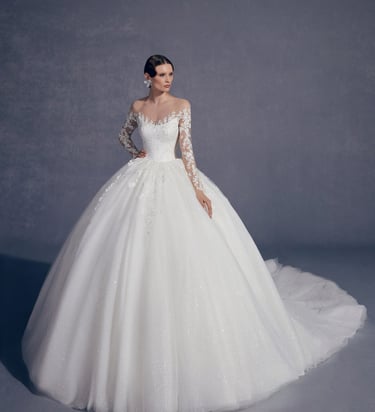 robe de mariée princesse avec manches amovibles