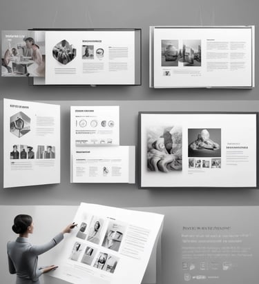 A game developer working on a computer screen.