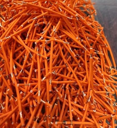 Bulk cut and stripped wires