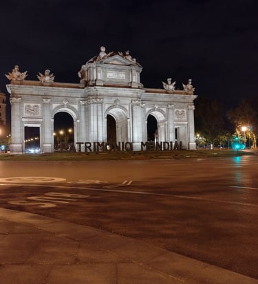 Patrimonio mundial -noche -  Madrid