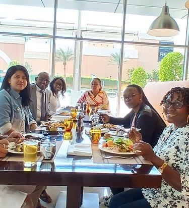 Landi Institute Lunch Break with Training Participants