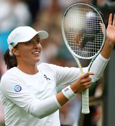 Iga Swiatek in Wimbledon