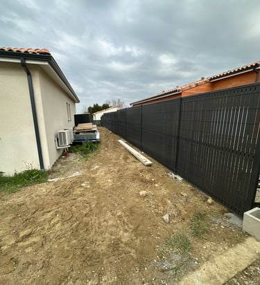 cloture en lame à Ramonville Sainte Agne