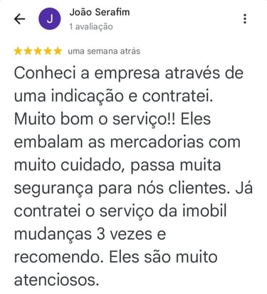 Empresa de mudanças bem avaliada ems em São Paulo 