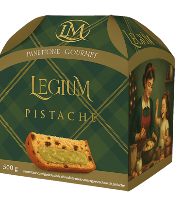 Panettone Trufado com pistache