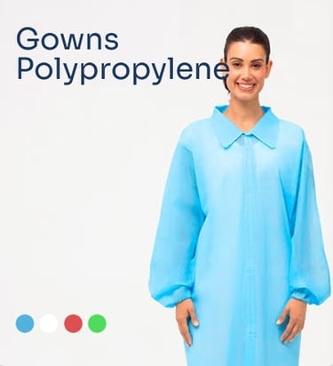 Gowns polypropylene