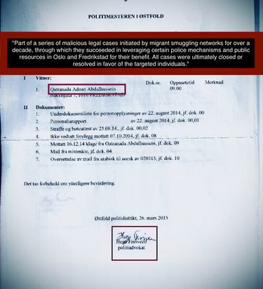 Official-looking documents tied to Salah Hassan Al Saadi - his wife Qatranada Adnan Abdulhussein 