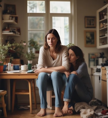 a man riding a skateboard down a street next to tall buildings