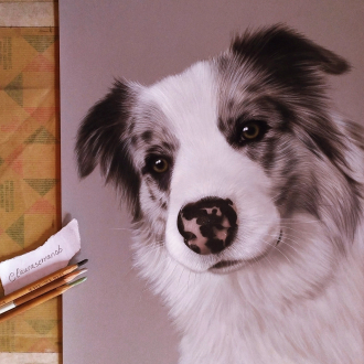 retrato a pastel