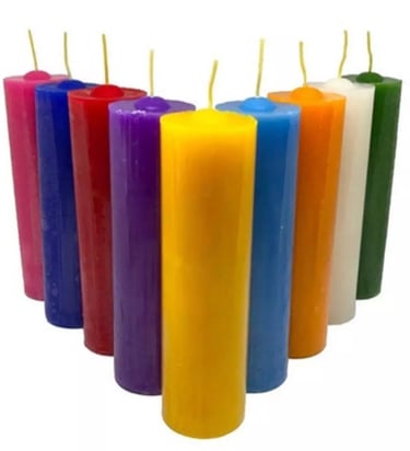 Vela 21 dias, 2kg, Todas as Cores.