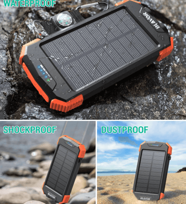 Blavor solar charger outdoor adventures Emergency power
