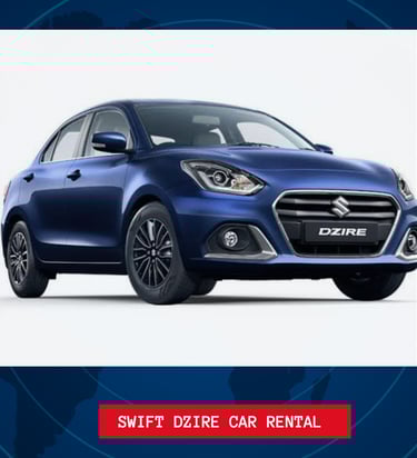 swift Dzire car rental in Allahabad