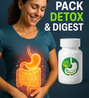 Suplemento alimentario detox y digestion