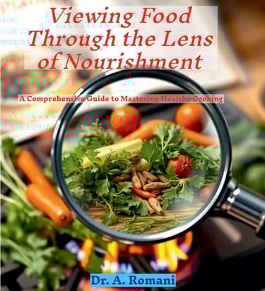 viewing food through the lens of nourishment book cover.