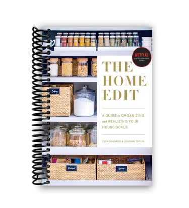 spiral book guide for organizing house and goals