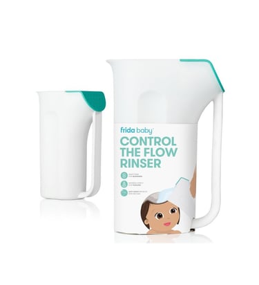 control the flow baby toddler bath rinse cup