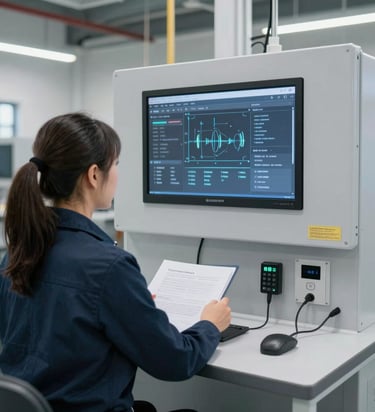 Wide shot of a showroom displaying various lighting fixtures and furniture.