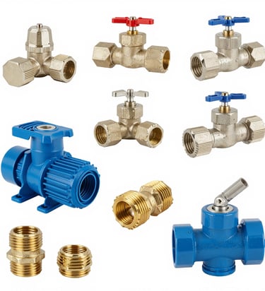 Industrial warehouse with bright overhead lighting and structured cabling.